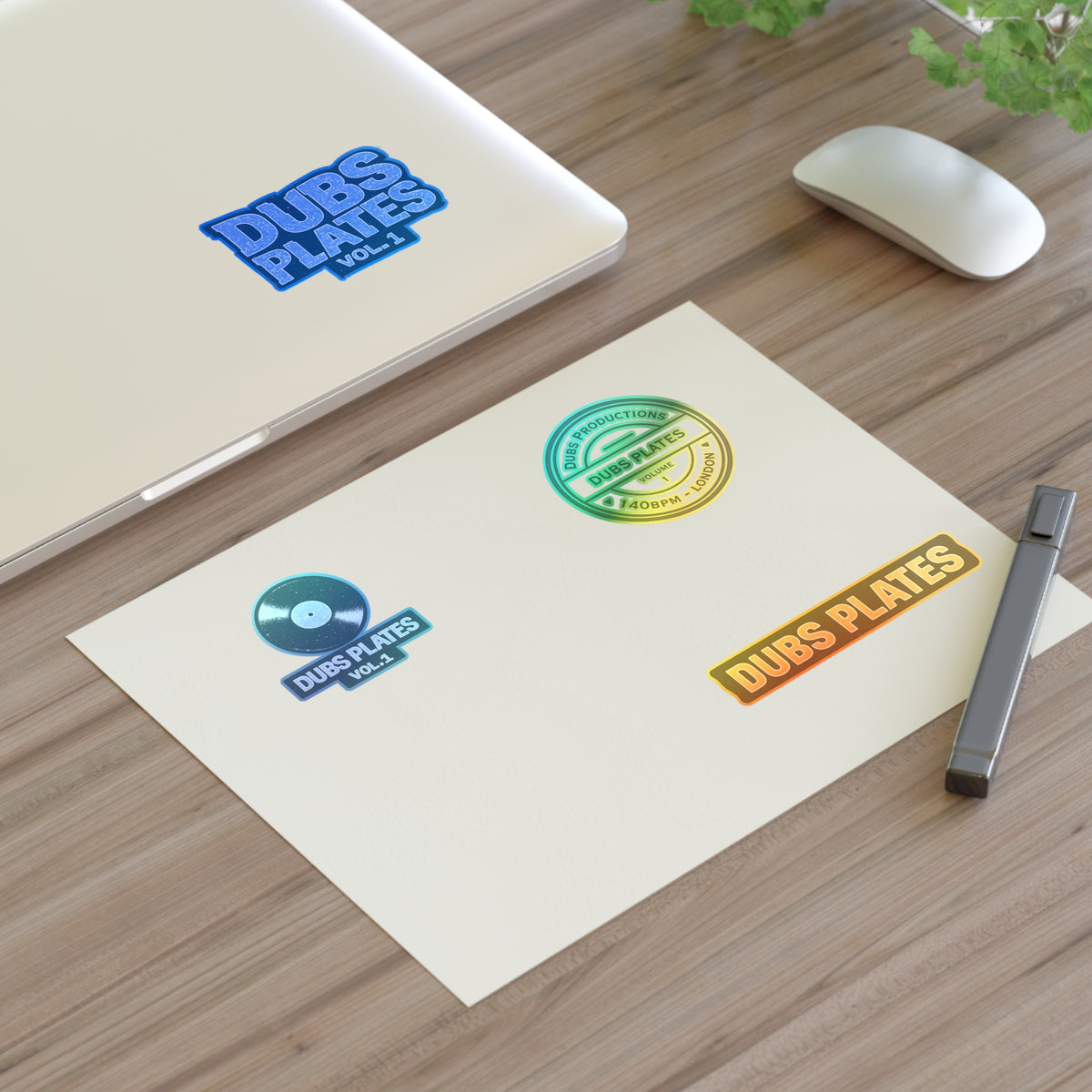 Dubs Plates Vol. 1 | Logo Stickers (4-Pack)