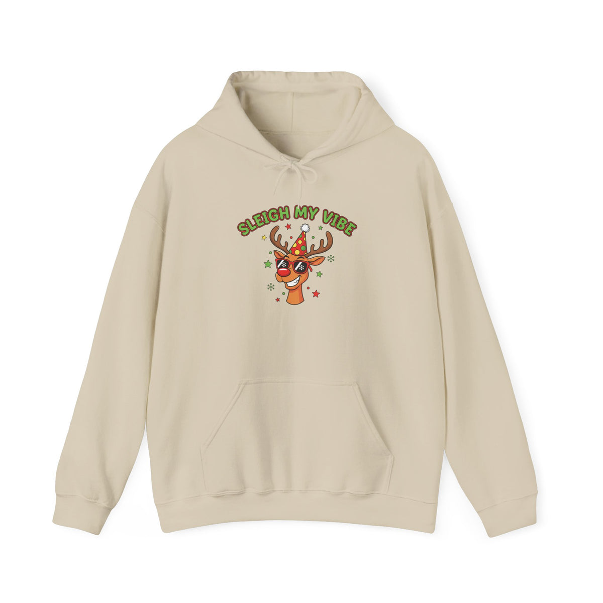 Drunkin' on Xmas Reindeer Hoodie | ugly Christmas sweatshirt, festive gag sweater