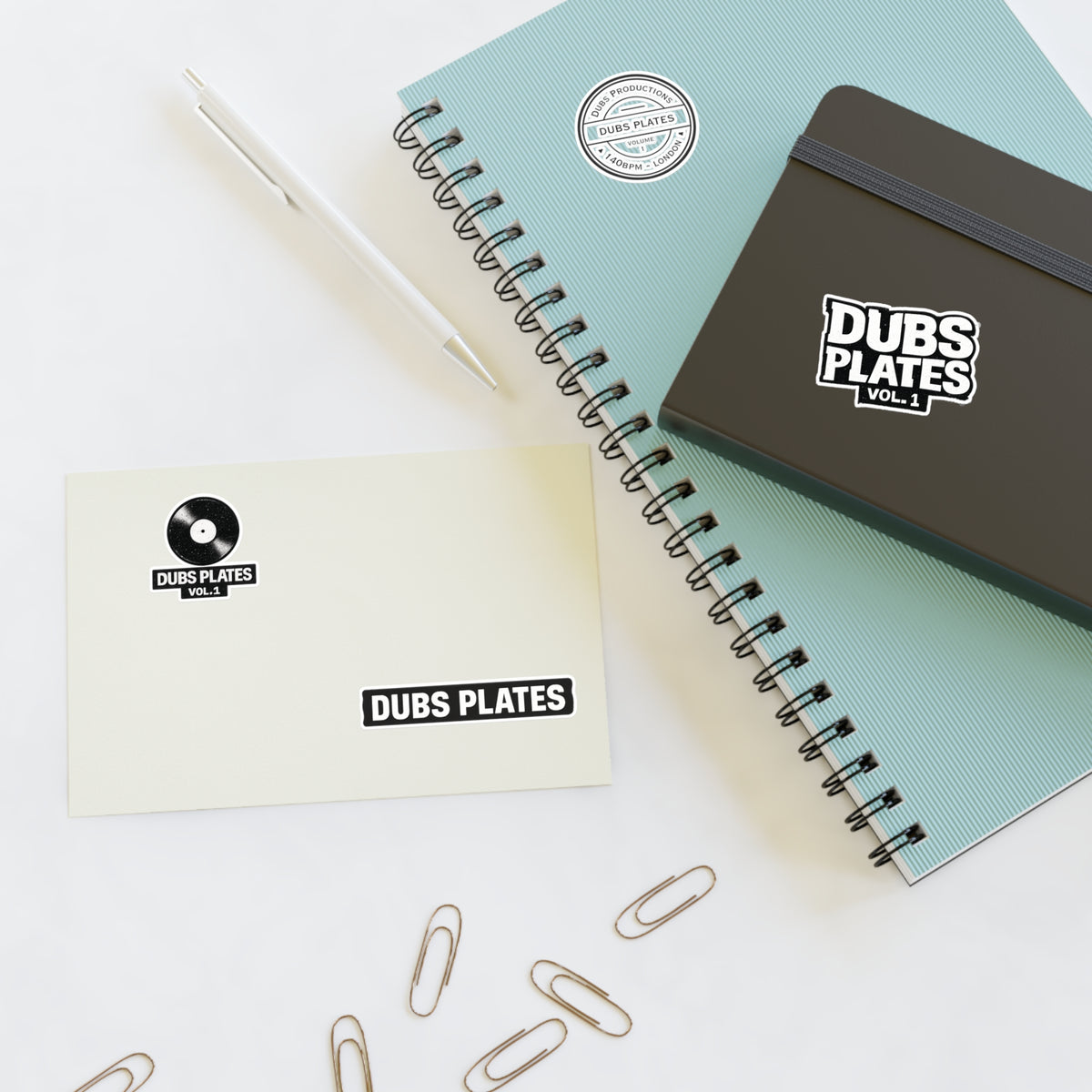 Dubs Plates Vol. 1 | Logo Stickers (4-Pack)