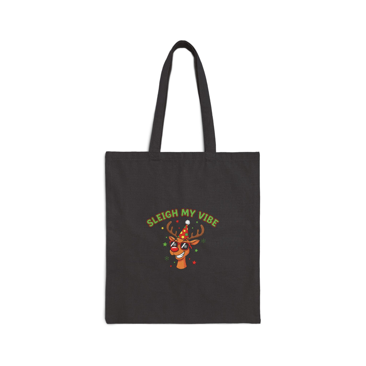 Sleigh My Vibe Tote | Ugly Christmas Sweater Revival, Festive Gag Tote