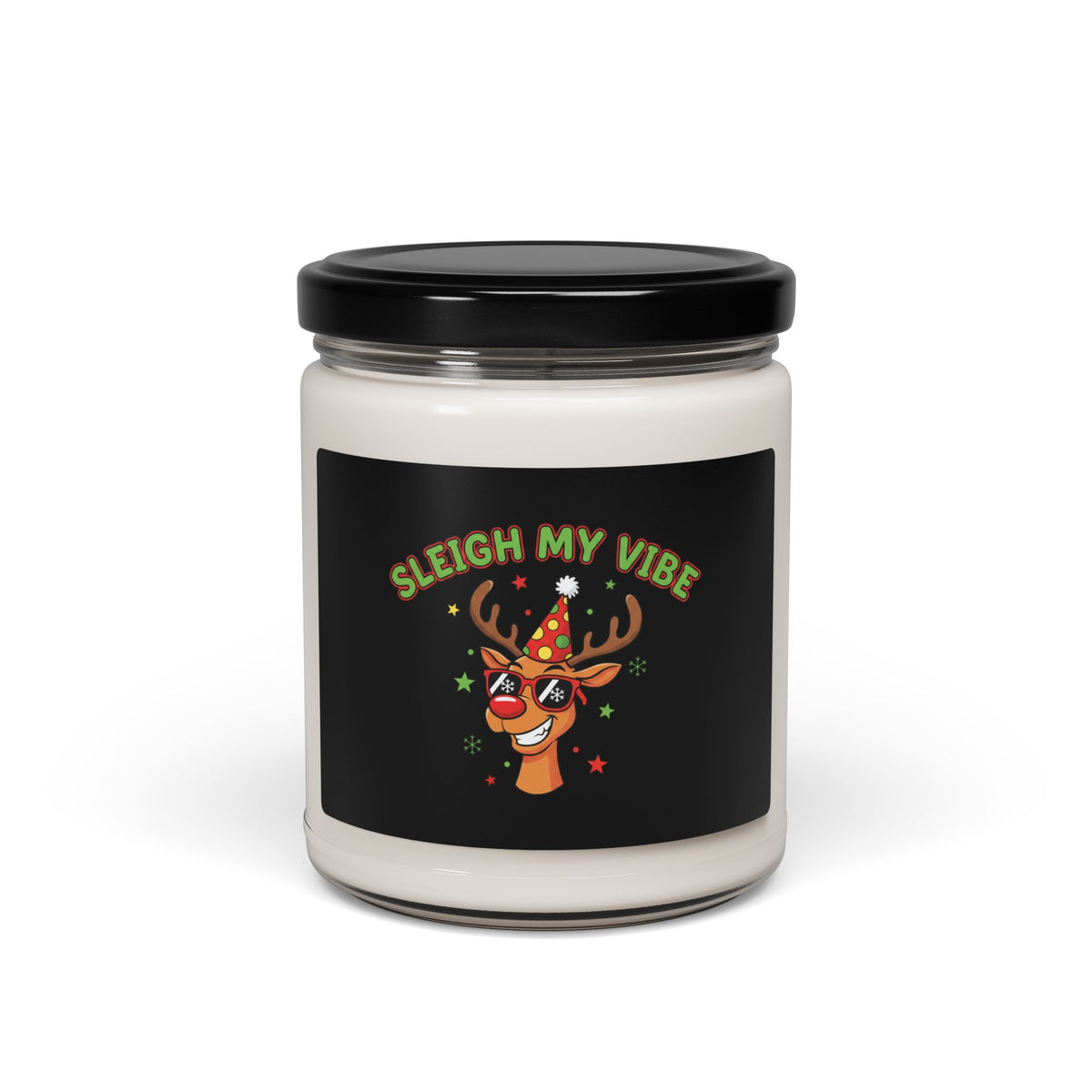 Sleigh My Vibe Candle, Soy 9oz | Ugly Christmas Sweater Party Scent