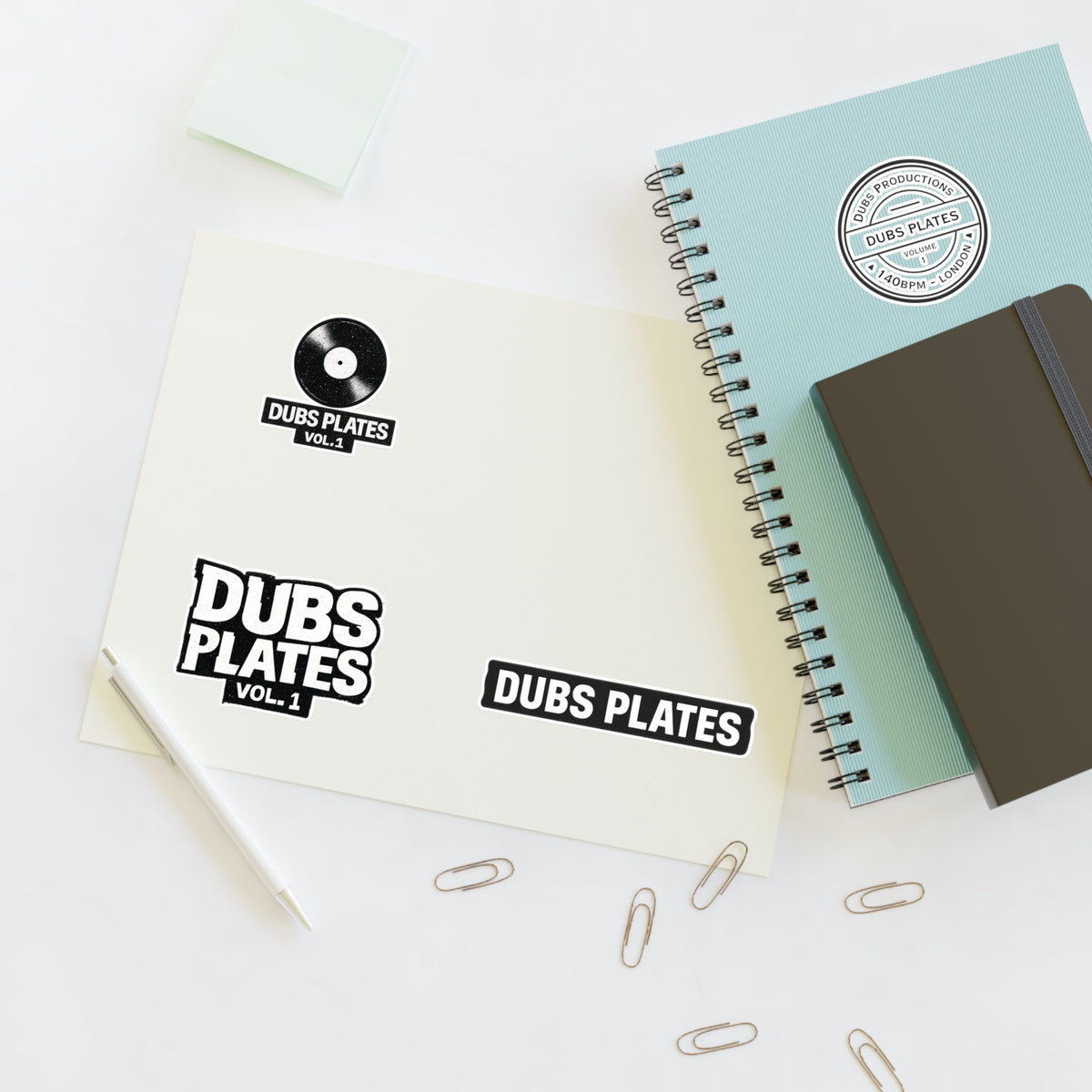 Dubs Plates Vol. 1 | Logo Stickers (4-Pack)