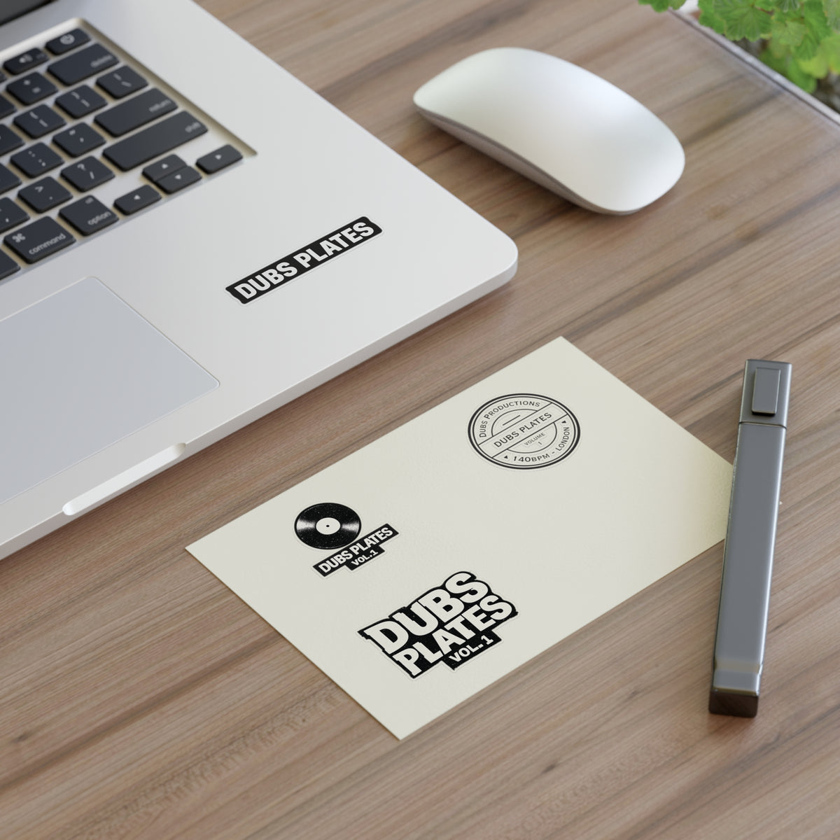 Dubs Plates Vol. 1 | Logo Stickers (4-Pack)