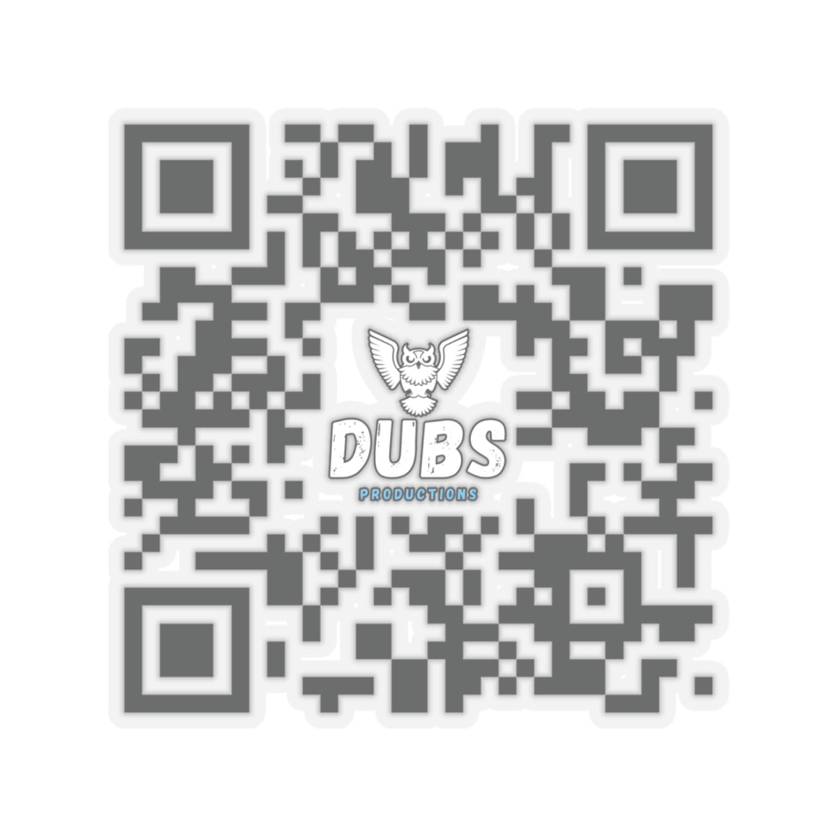 Dubs | Kiss-Cut Sticker | QR Code