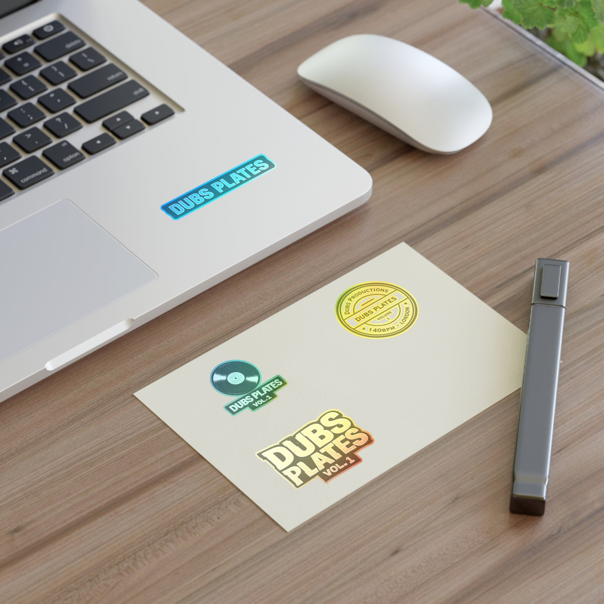 Dubs Plates Vol. 1 | Logo Stickers (4-Pack)
