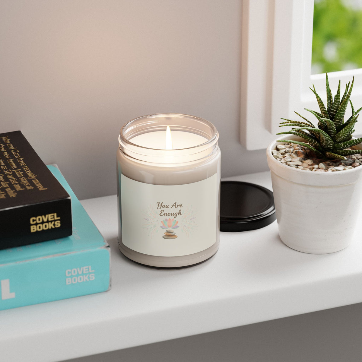 You Are Enough Soy Candle | Affirmation Candle, Mindfulness Wellness
