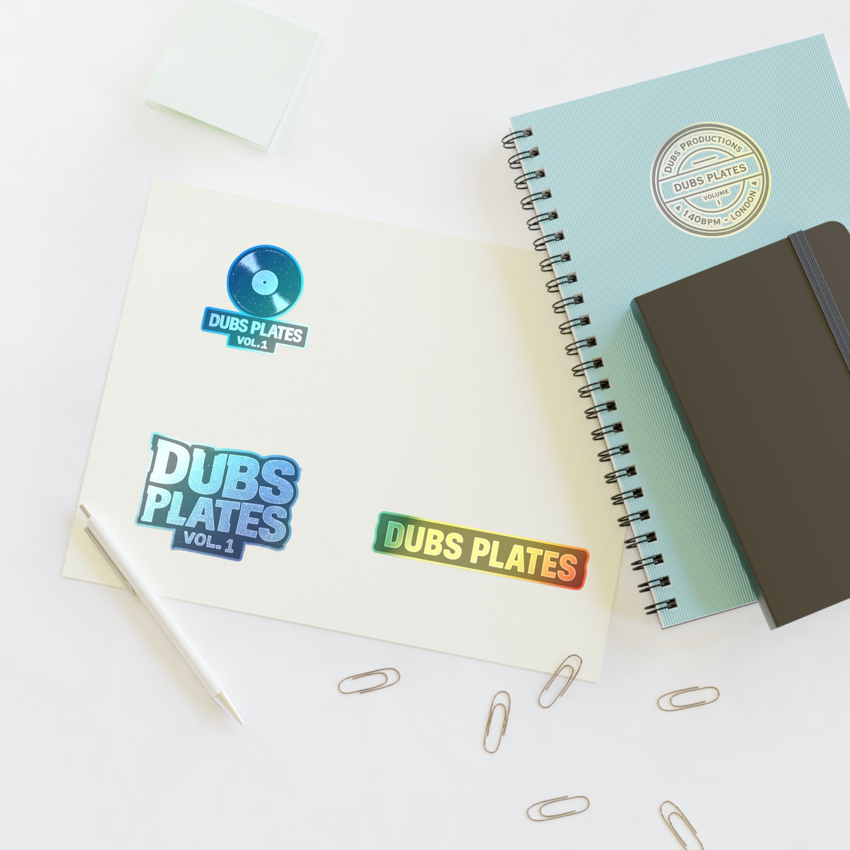 Dubs Plates Vol. 1 | Logo Stickers (4-Pack)