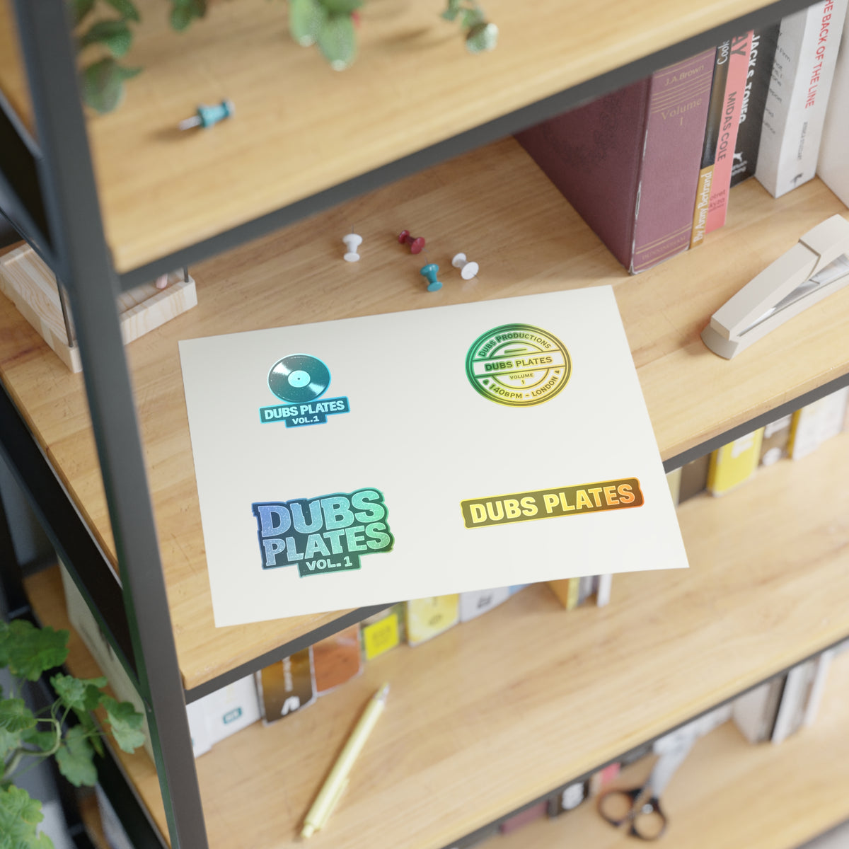 Dubs Plates Vol. 1 | Logo Stickers (4-Pack)