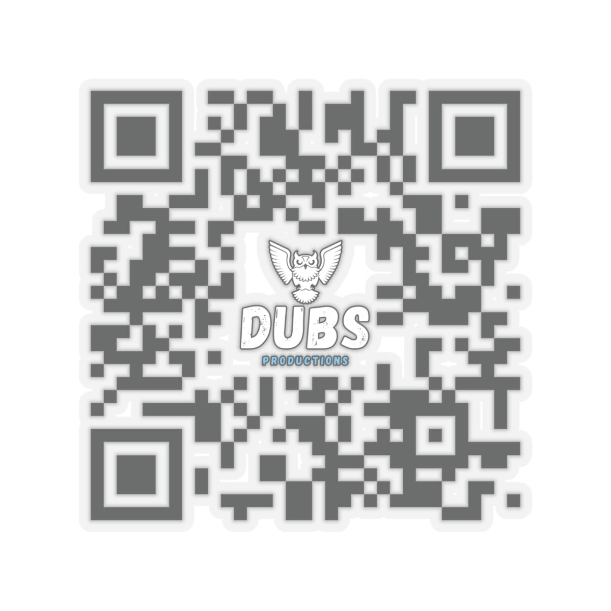 Dubs | Kiss-Cut Sticker | QR Code