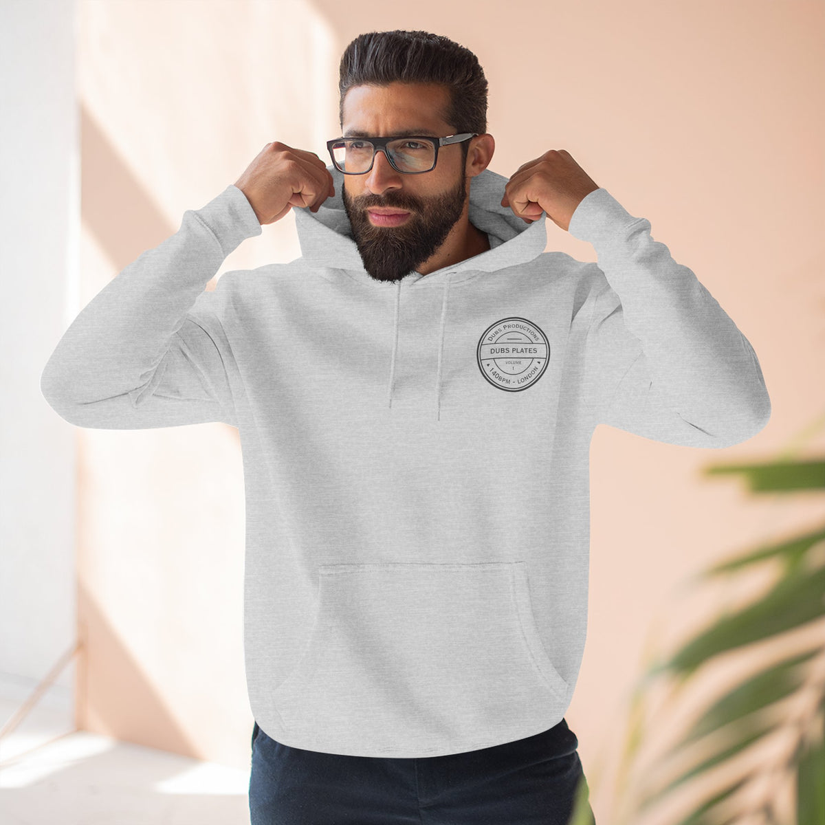 Dubs Plates Vol. 1 | Label Stamp Logo Hoodie