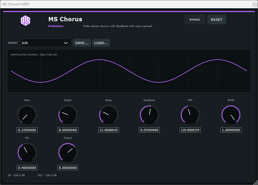 MS Chorus - Stereo Chorus VST3 Plugin