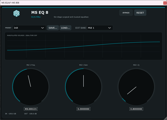 MS EQ 8 - 8-Stage Equaliser VST3 Plugin