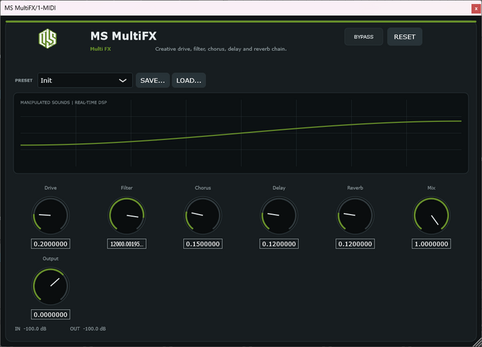 MS MultiFX - Multi-Effect VST3 Plugin