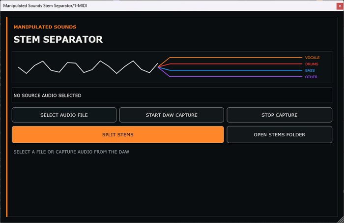 Manipulated Sounds Stem Separator – VST3