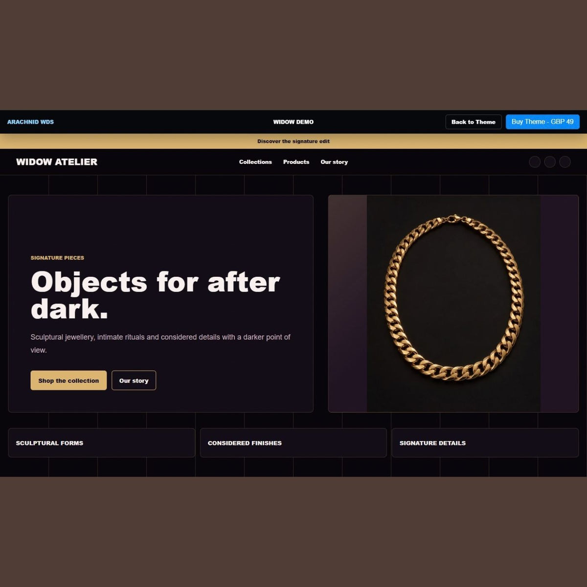 WIDOW – Shopify Theme
